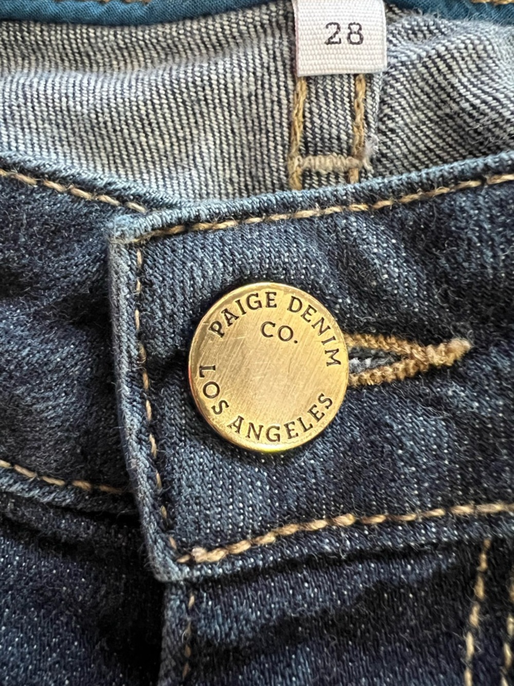 Paige | Jimmy Jimmy Skinny Mid-Rise Boyfriend Jeans in Bondi Sz 28 - Picture 7 of 10